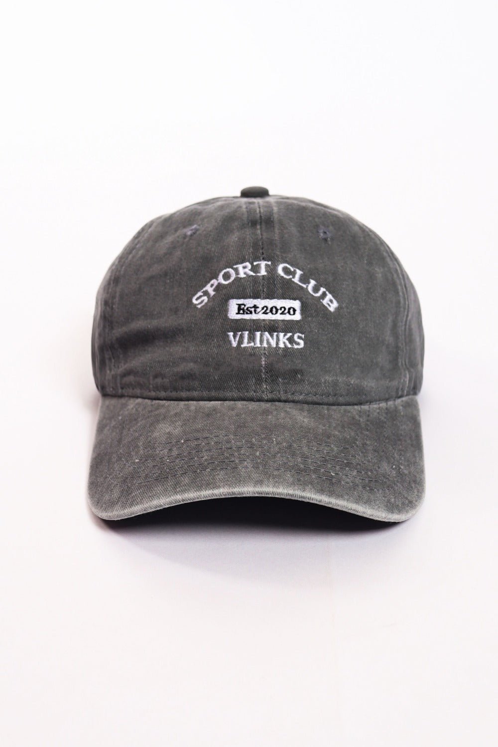 כובע מצחייה אפור משופשף - Vlinks