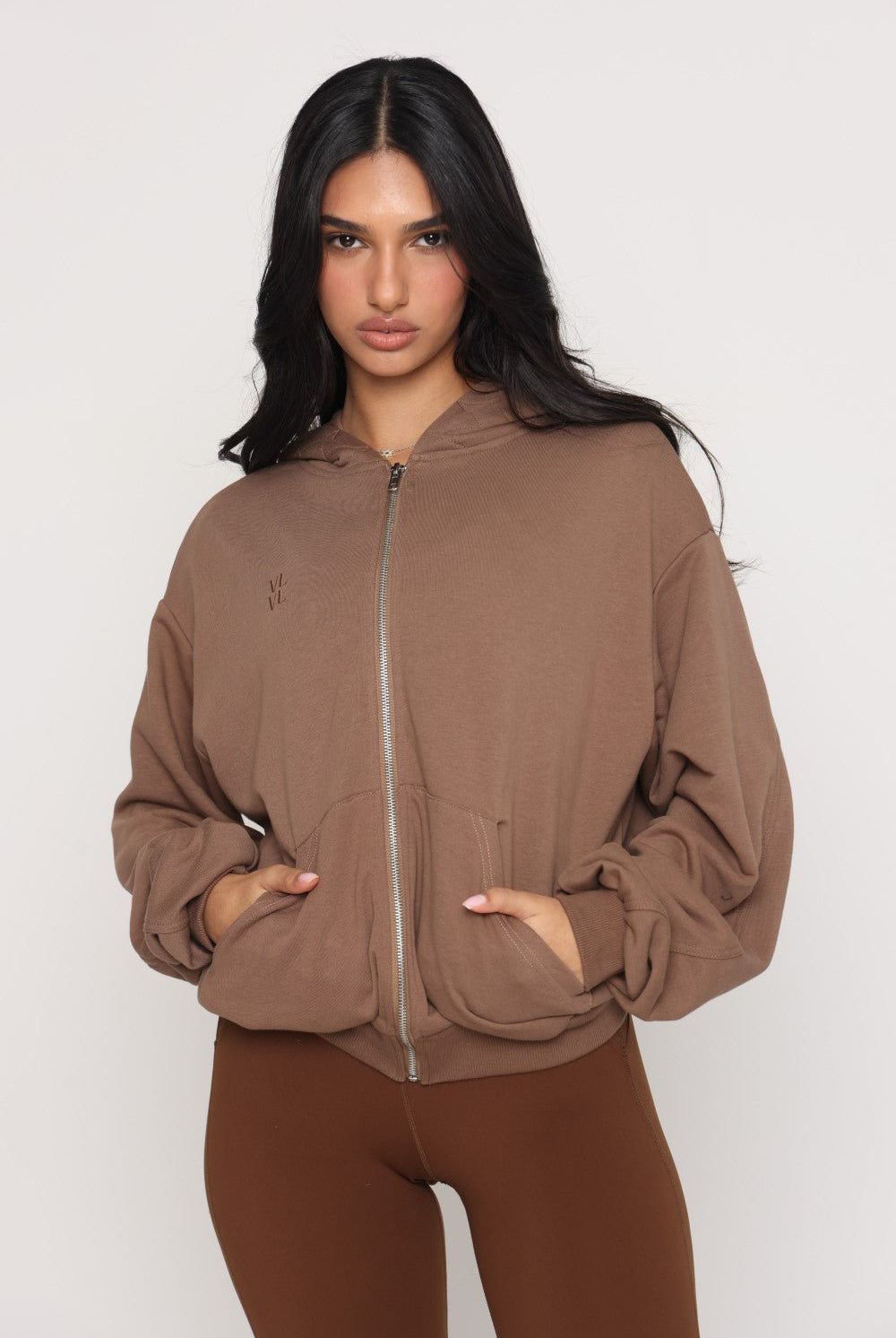 Zip Hoodie Oversized - Vlinks