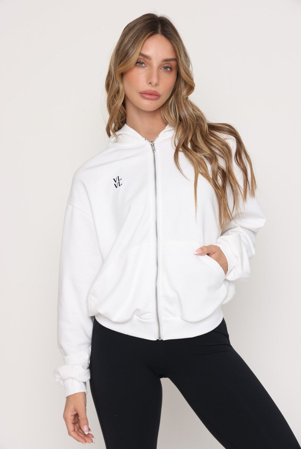 Zip Hoodie Oversized - Vlinks