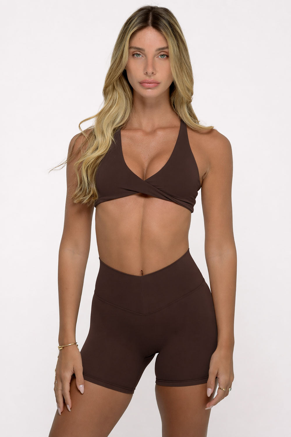 שורט V SCRUNCH FLOWER - Vlinks