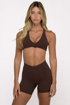 שורט V SCRUNCH FLOWER - Vlinks