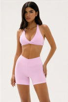 שורט V SCRUNCH FLOWER - Vlinks